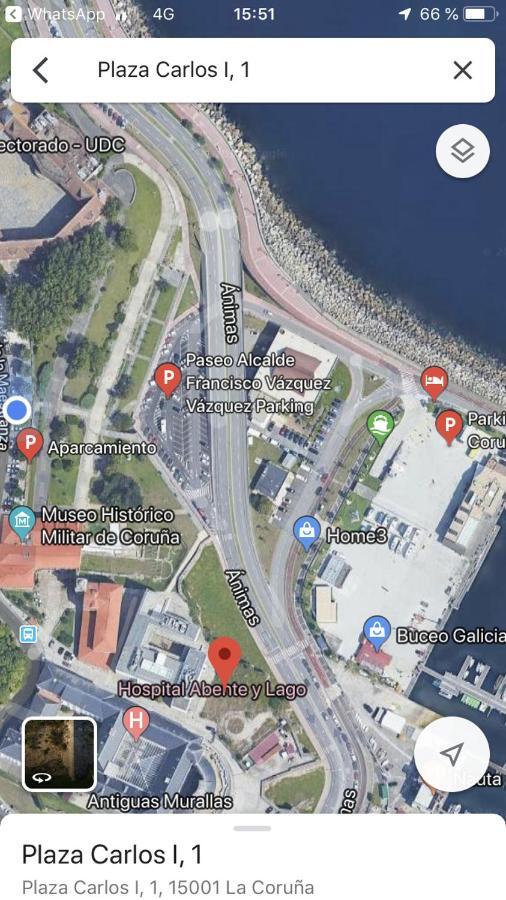 Luminoso Loft En La Ciudad Vieja Lägenhet A Coruña Exteriör bild